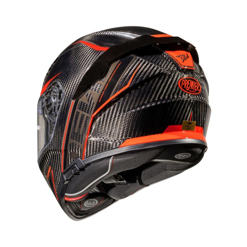 Premier Devil Carbon ST2 Helmet - Black/Red
