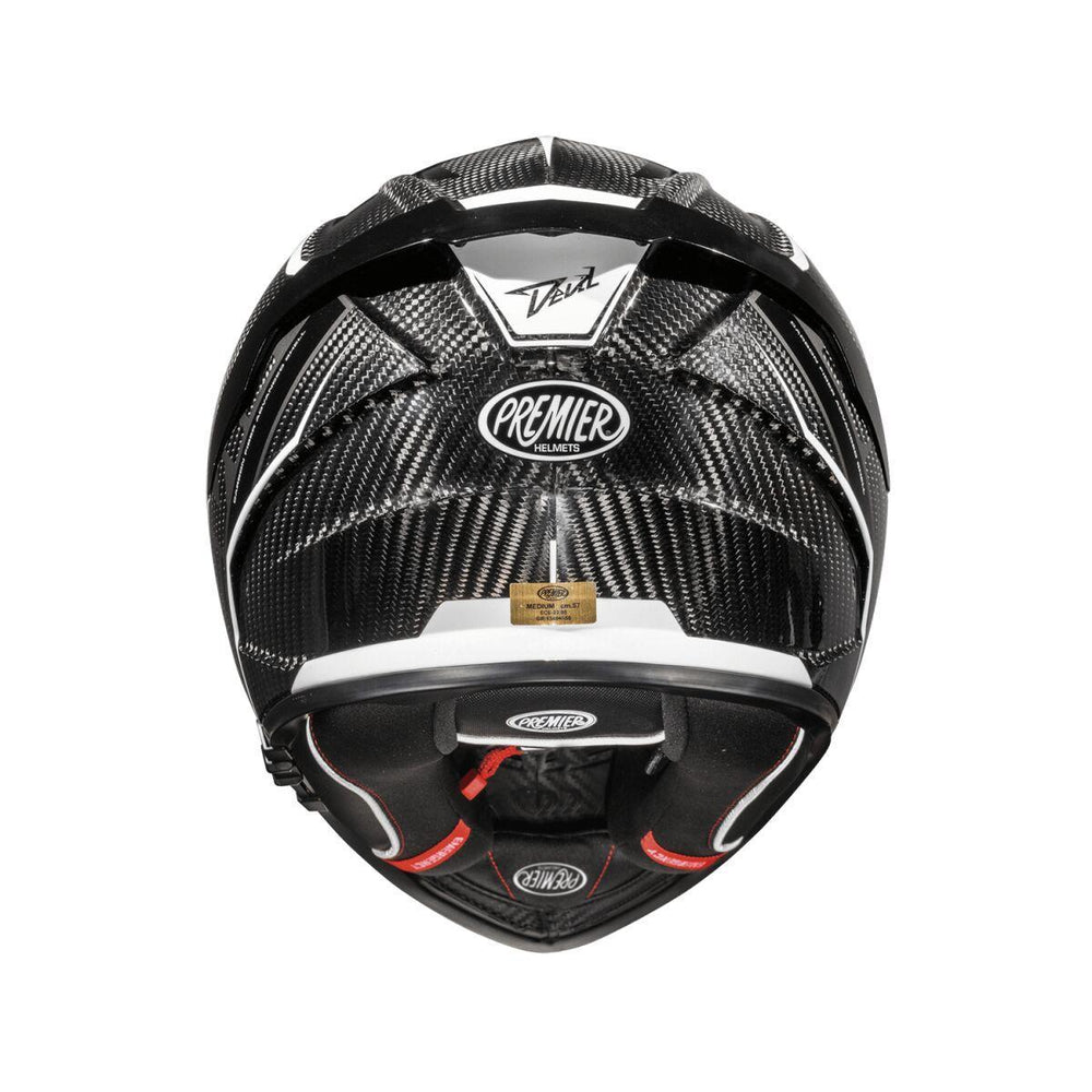 Premier Devil Carbon ST8 Helmet - Black/White