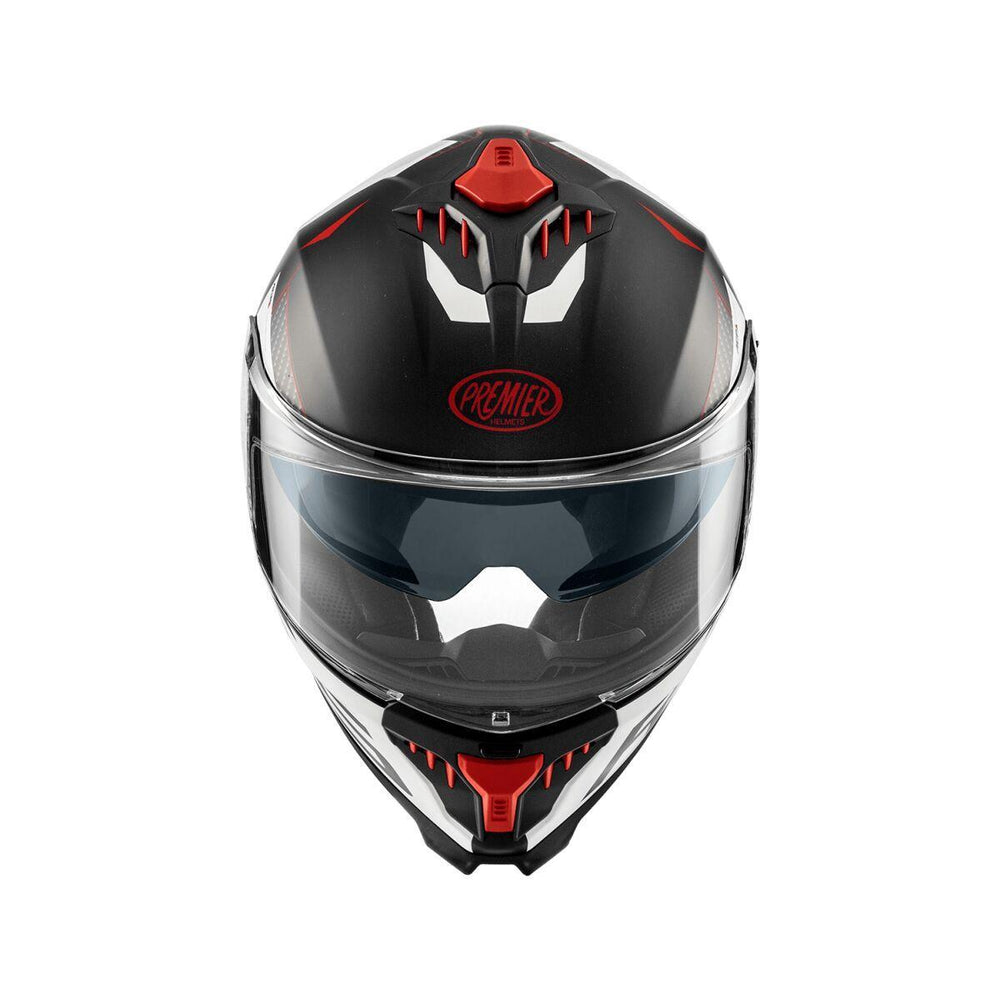 Premier Typhoon Helmet - Grey/Red/White