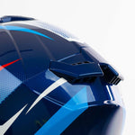 Spada SP18 Vertex Full Face Motorcycle Helmet - Blue/Red/White
