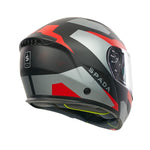 Spada Orion 2 Geo Camo Flip Front Motorcycle Helmet - Matt Red