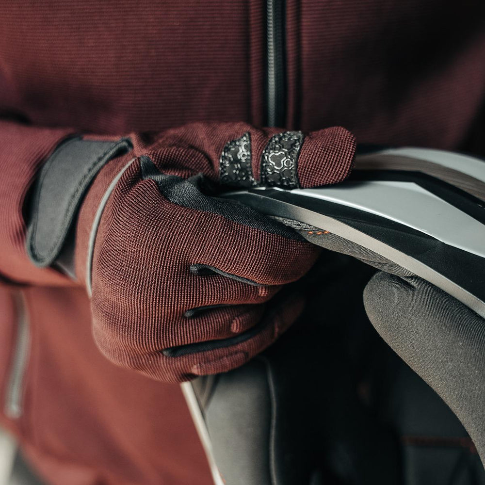 Spada Blade Motorcycle Gloves - Port Red