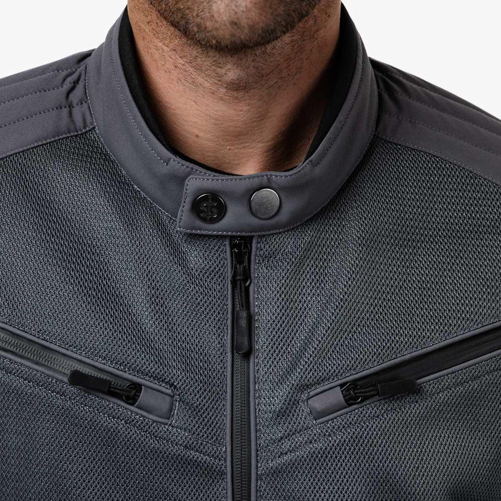 Spada Cafe Air Motorcycle Jacket - Ultimate Grey