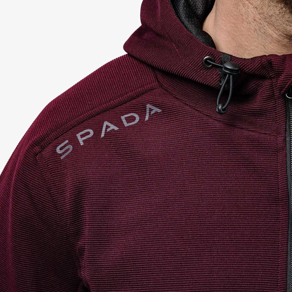 Spada Blade Zip CE Hoodie - Port Red