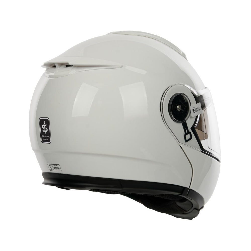 Spada Bastion Flip Front Motorcycle Helmet - White