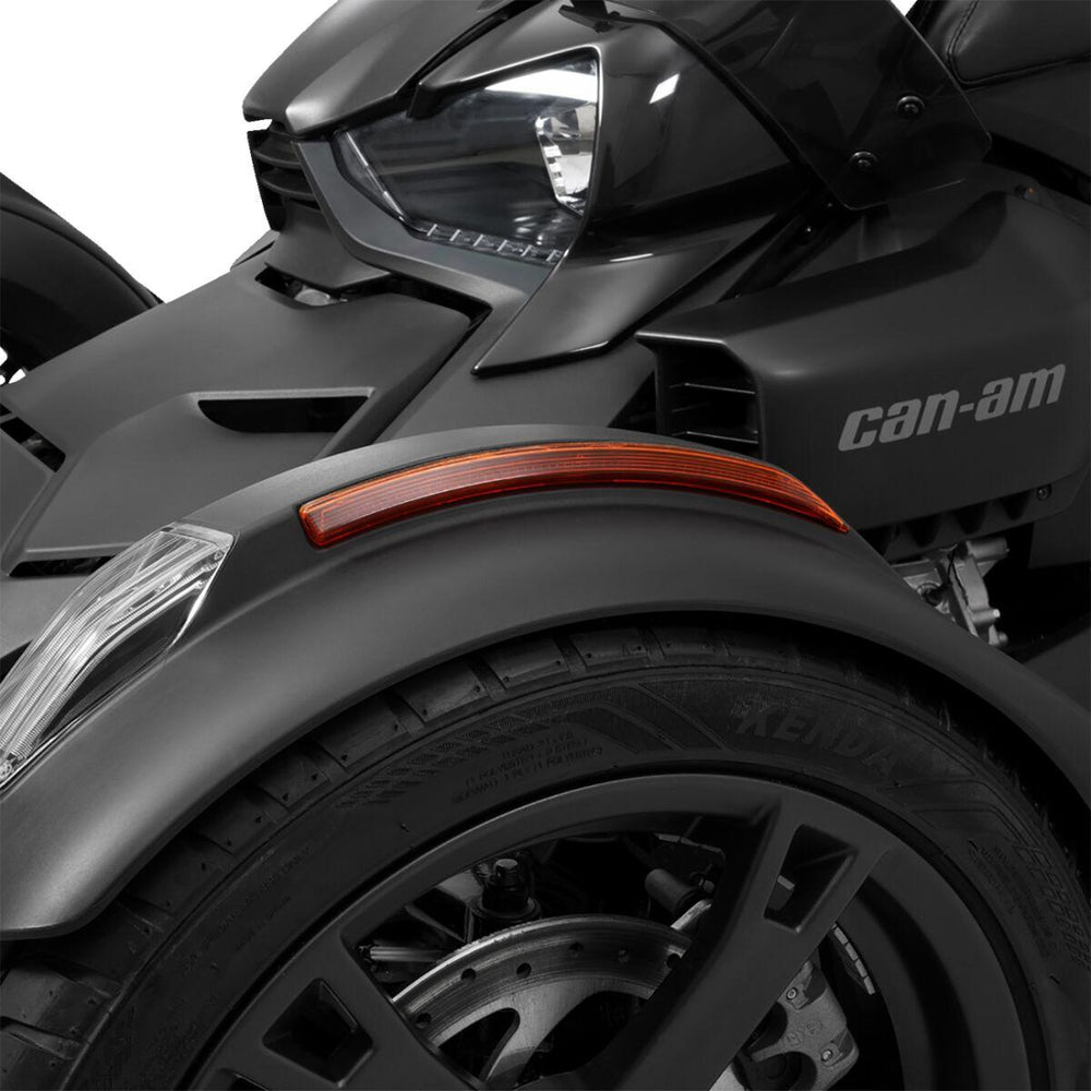 Show Chrome Slayer Front Fender LED Light kit For Can Am Ryker 600 ACE 2019-2024 Amber