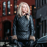 Spada Lancer Leather CE Ladies Jacket Black