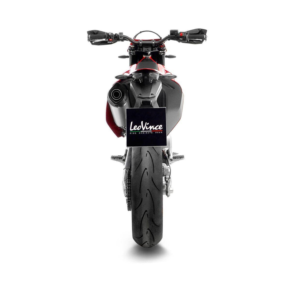LeoVince LV One Evo Stainless Steel Silencer For KTM Enduro 690 R ABS 2021-2024 Left
