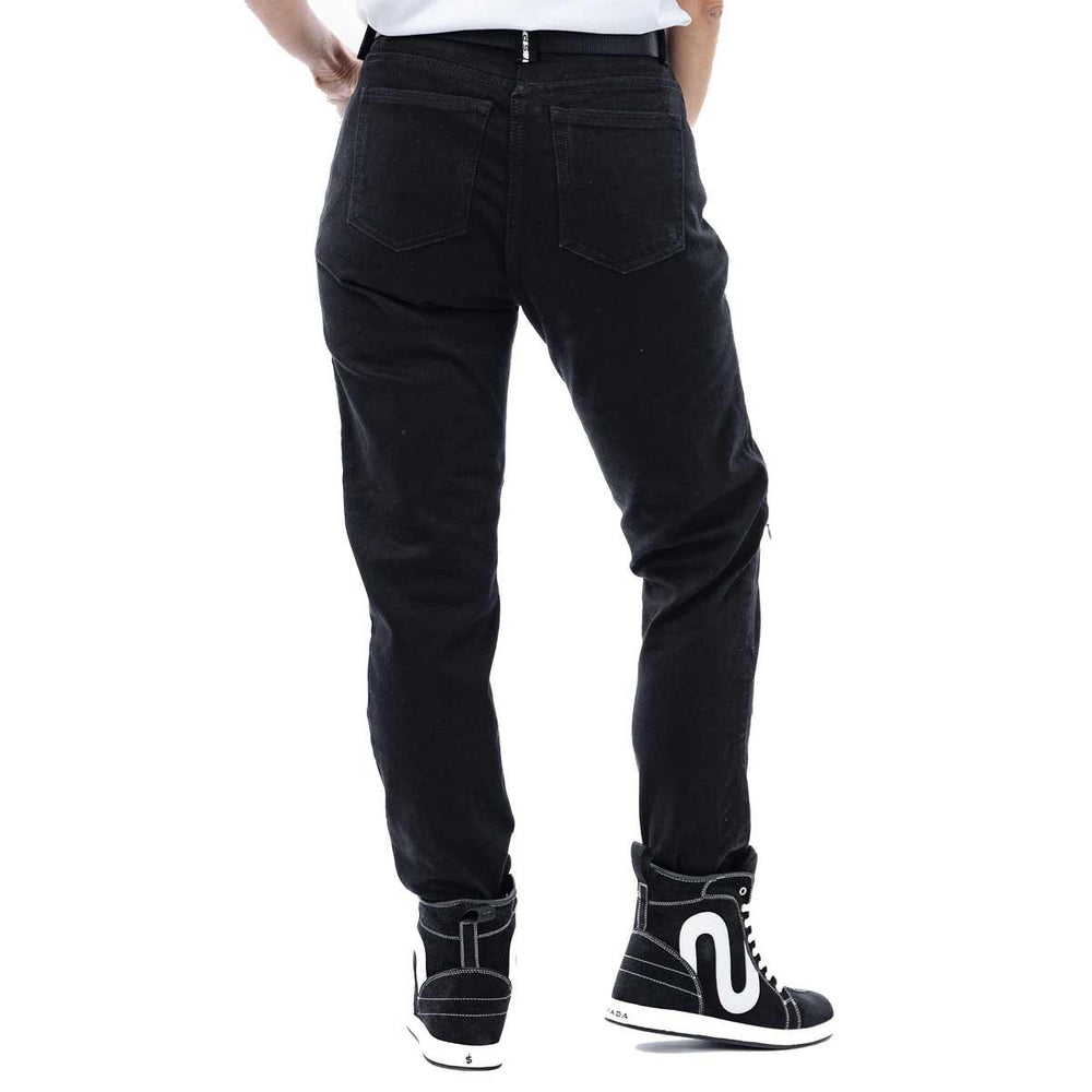 Spada Drifter CE Ladies Motorcycle Jeans - Short Leg - Solid Black