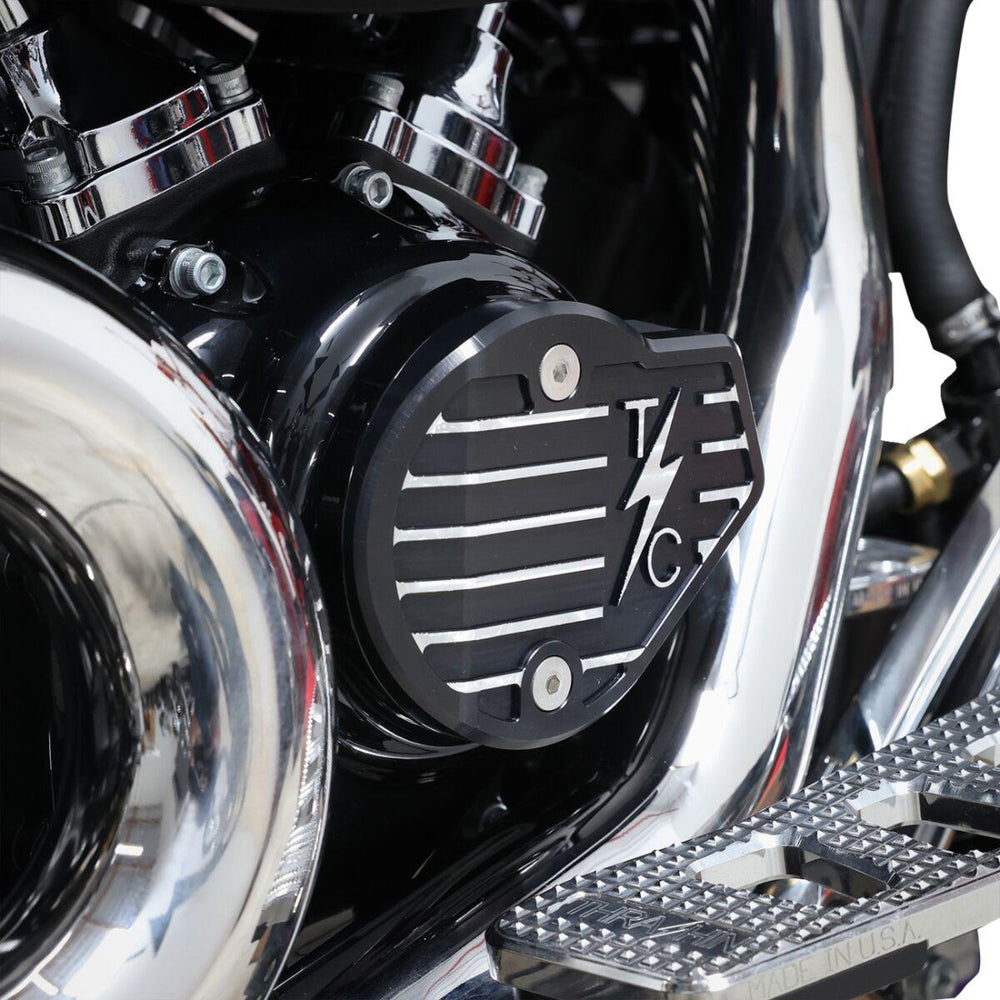 Thrashin Supply Co Cam Cover For Harley Davidson FLFBS 1868 2024 - Black