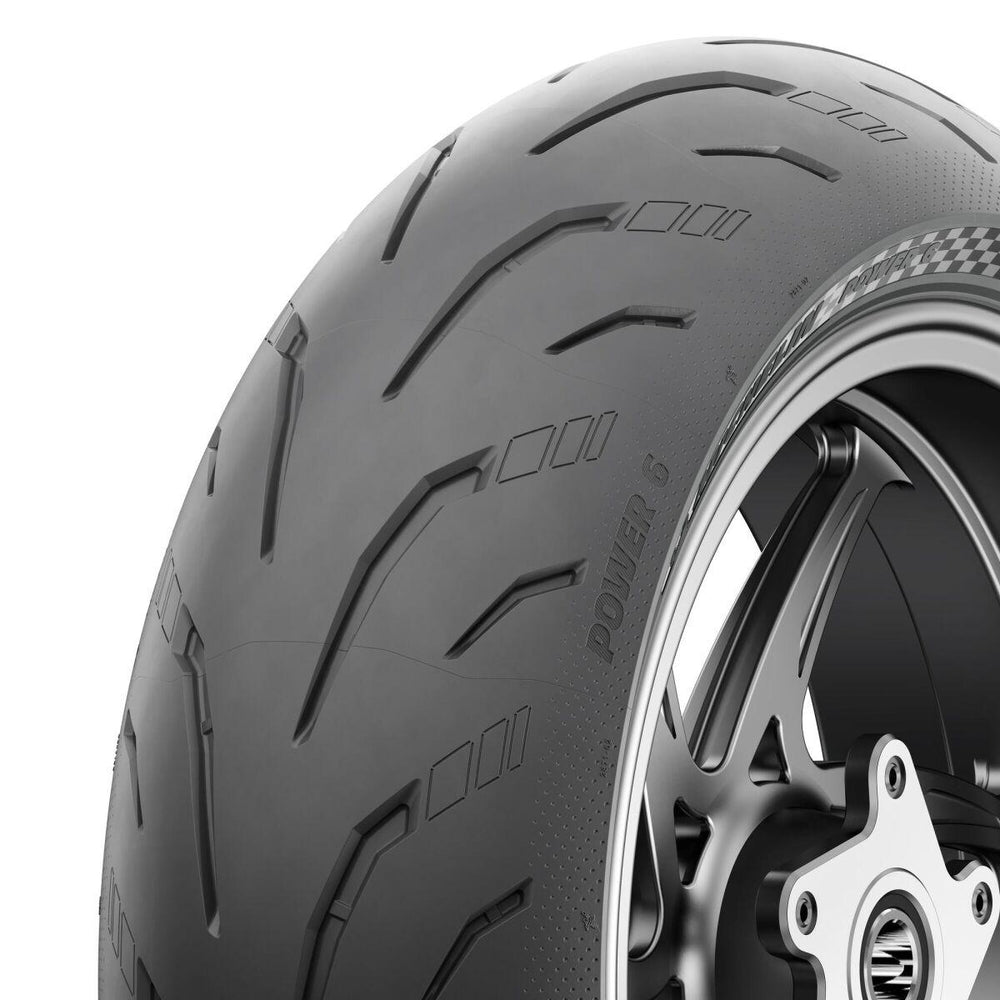Michelin Power 6 Rear Tyre TL 75 W 190 55ZR17"