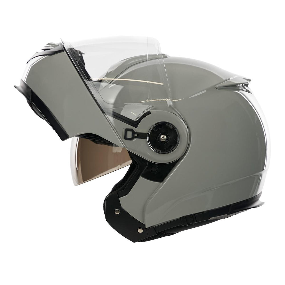 Spada Bastion Flip Front Motorcycle Helmet - Grey