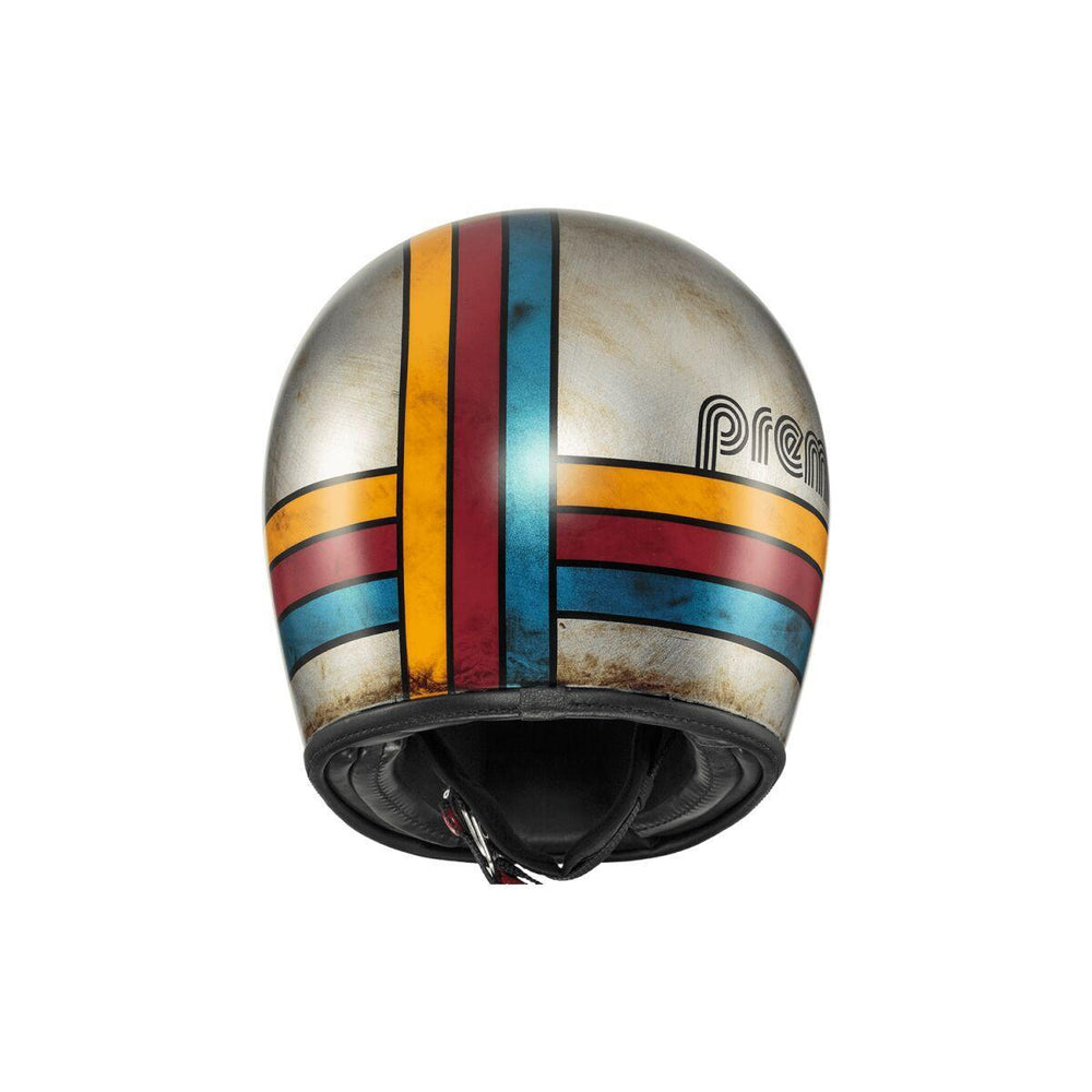 Premier Trophy Platinum Edition Helmet - Blue/Grey/Red/Yellow