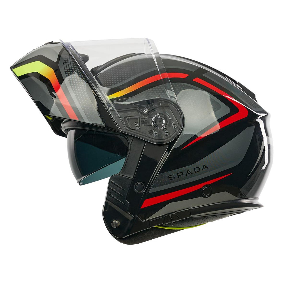 Spada Sirius Flip Front Motorcycle Helmet - Flow Orange