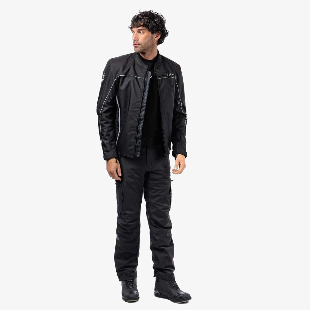 Spada Pace Rev 2 CE Waterproof Motorcycle Jacket - Black