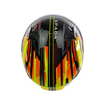 Spada Raiden 3 Cyclone Full Face Motorcycle Helmet - Yellow