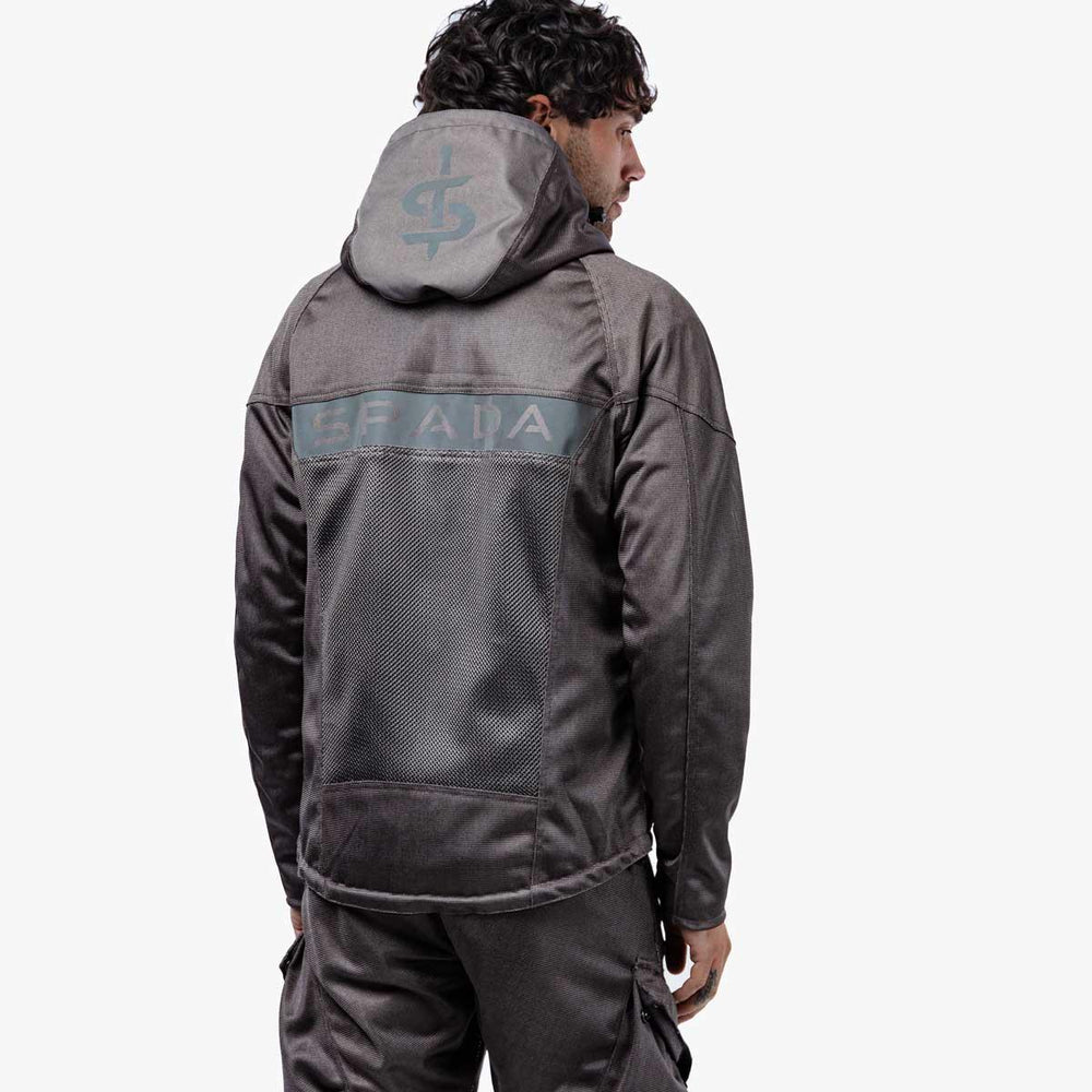 Spada Hooded Air Motorcycle Jacket - Ultimate Grey
