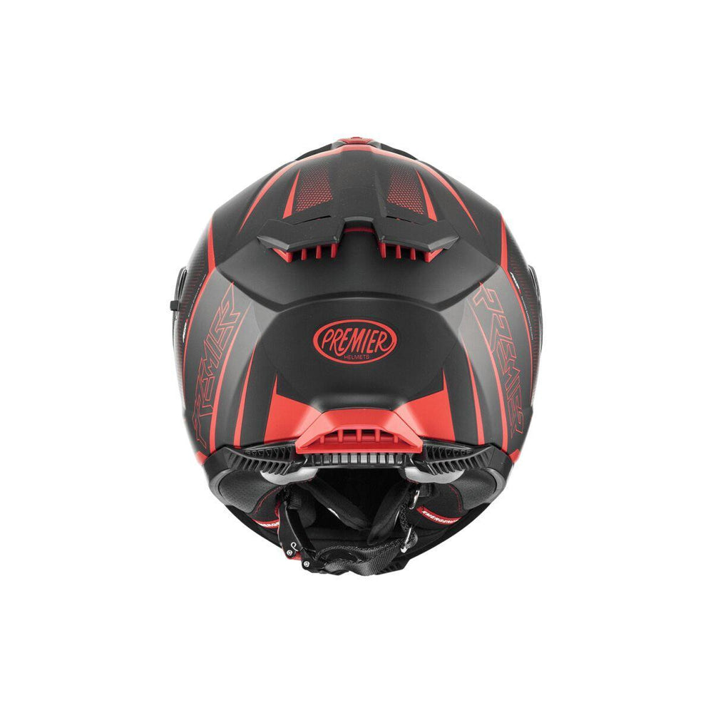 Premier Typhoon FR Helmet - Matte Black/Red