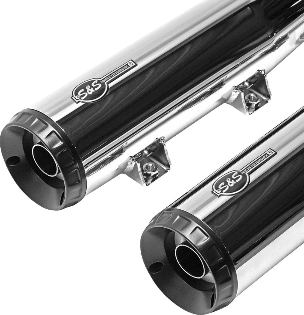 S&S Cycle Grand National  Silencers For Indian Scout 60 2019-2022 - Show Chrome