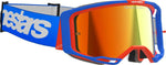 Alpinestars Vision 8 Wordmark Goggles - Blue Orange