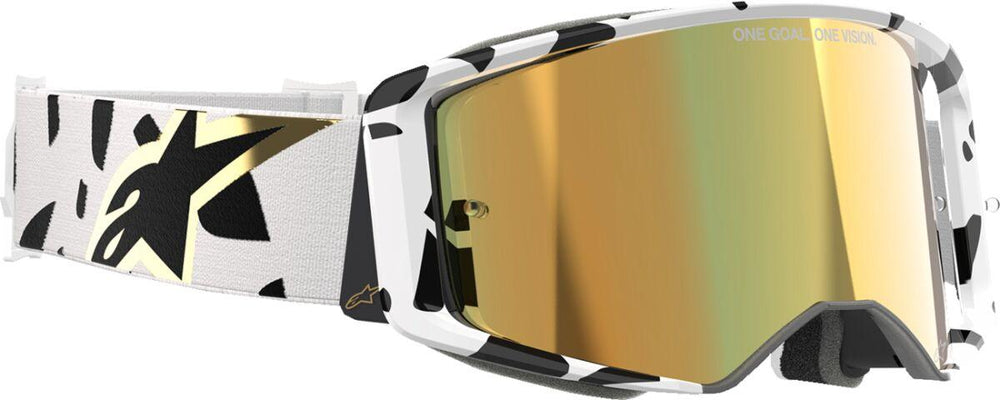 Alpinestars Supertech Corp ABS Vision Goggles - Gold White