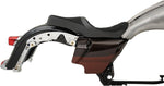 Drag Specialties Low Profile Touring Seat For Harley Davidson FLHR 1584 2008-2011 Suede Double Diamond - Black