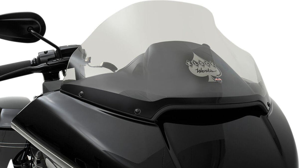 Klock Werks Sport Flare Windshield For Harley Davidson FLTRK 1868 2020-2024 35.5 cm (14") - Dark Smoke