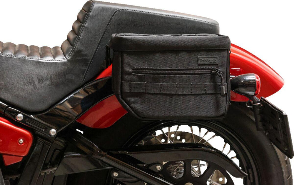 Thrashin Supply Co Hard Mount Brackets For Essential & Escape Saddlebags For Harley Davidson FLD 1690 2012-2013 - Black