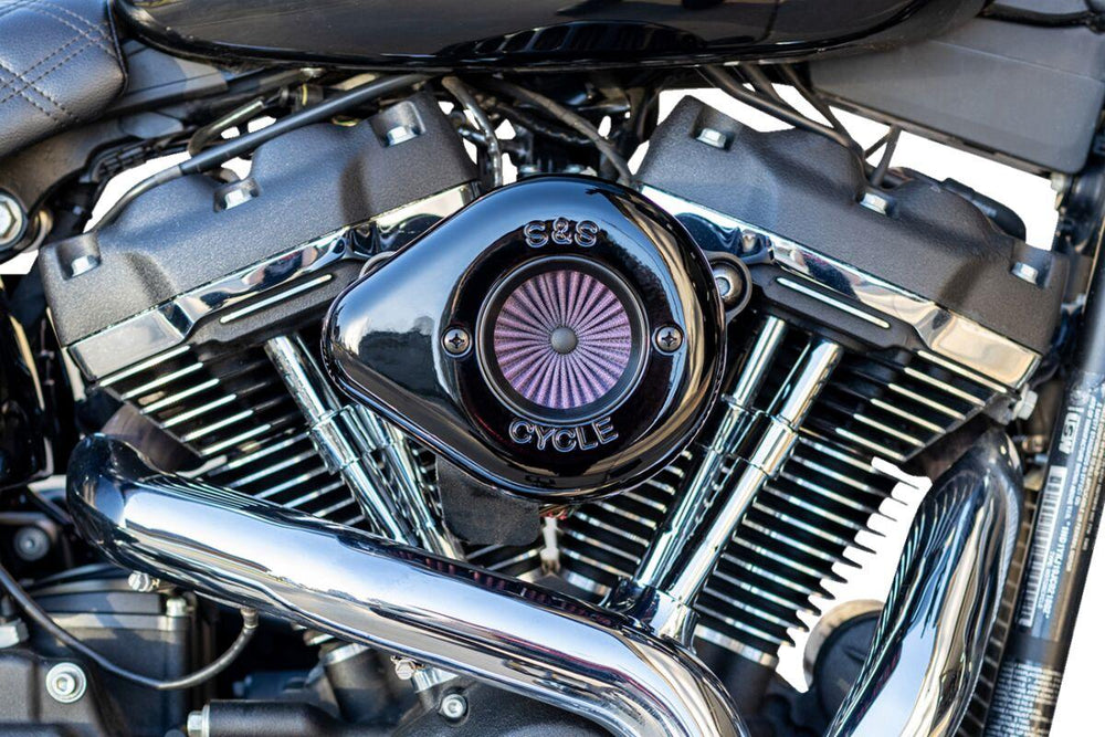 S&S Cycle Air Stinger Stealth Air Cleaner Kit For Harley Davidson FLDE 1750 2018-2020 - Black
