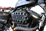 Cult Werk Slotted Air Filter Cover For Harley Davidson XL 1200 C 2004-2015 - Raw Black
