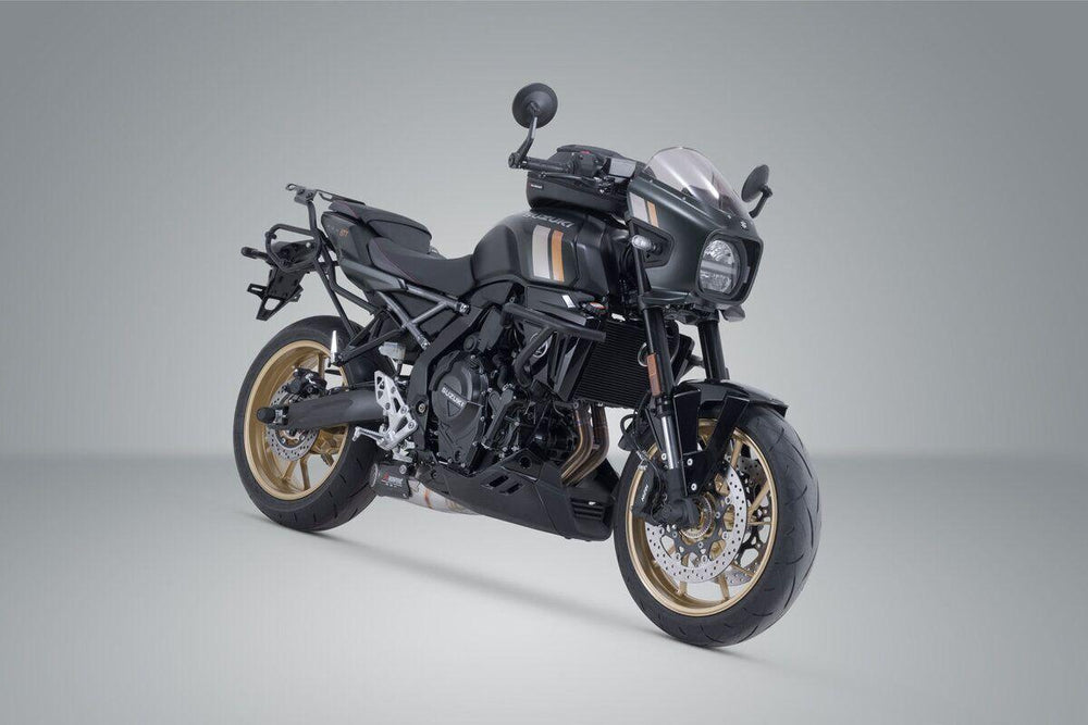 SW Motech SLC Side Pannier Carrier Set (Left & Right) For Suzuki GSX-8T 800 ABS 2026 - Black