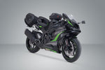 SW Motech Pro Blaze H Saddlebag Set With Edge Protection & Heat Guard For Kawasaki ZX-4 RR 400 Ninja 2025-2026 - Black