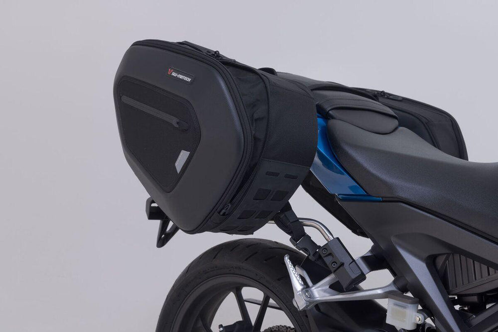 SW Motech Pro Blaze H Saddlebag Set With Edge protection For Honda CB 125 R Neo Sports Cafe 2024 - Black
