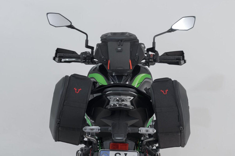 SW Motech Pro Blaze H Saddlebag Set with EDGE protection For Kawasaki Z 900 ABS 2022-2026 - Black
