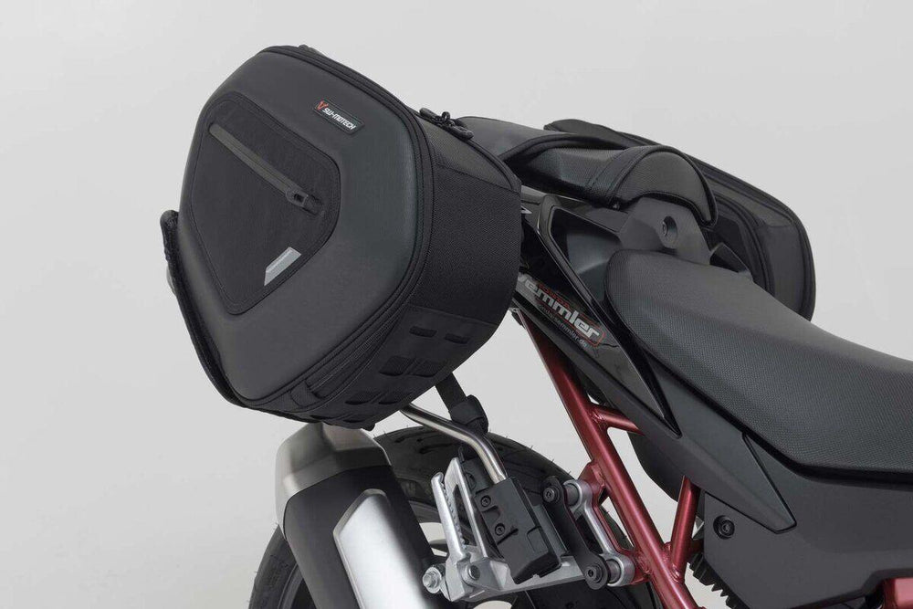 SW Motech Pro Blaze H Saddlebag Set With Edge Protection & Heat Guard For Honda CB 750 2023-2024 - Black
