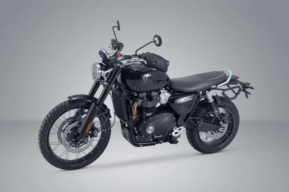 SW Motech V-LOC Side Carrier Left For Triumph Scrambler 1200 X 2025-2026 - Black