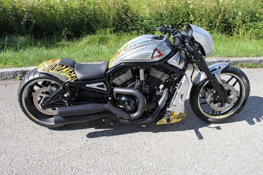Cult Werk Race Conversion Kit For Harley Davidson VRSCDX 1130 2007 Rear - Black