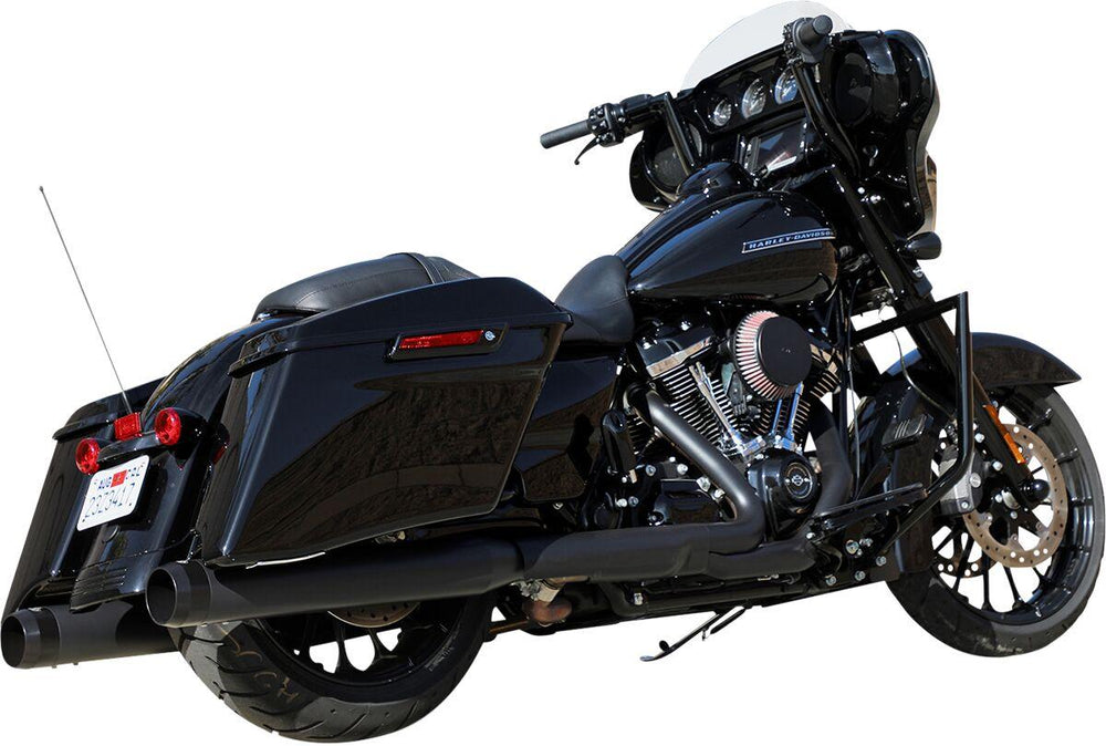 LA Choppers Twin Peaks Engine Guard For Harley Davidson FLH 1868 ABS 2021 - Black