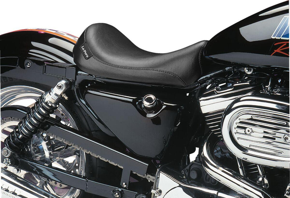 LE Pera Silhouette LT Solo Seat For Harley Davidson XL1200C 1996-2003 Plain - Black