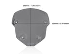 WRS Windscreen For Triumph Tiger 850 ABS 2022-2024 36 cm (14-1/4") - Dark Smoke