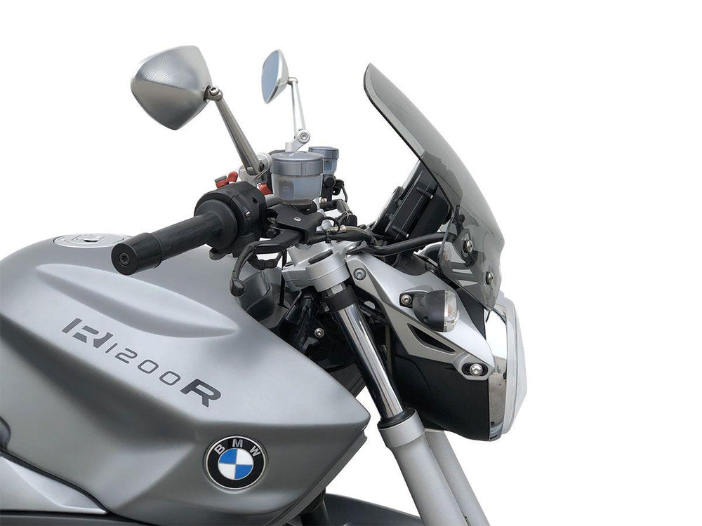 WRS Windscreen For BMW R 1200 R 2006-2014 34 cm (13-3/8") - Smoke