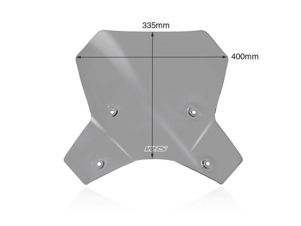 WRS Windscreen For KTM Super Adventure 1290 R ABS 2021-2024 33.5 cm (13-1/4") - Smoke