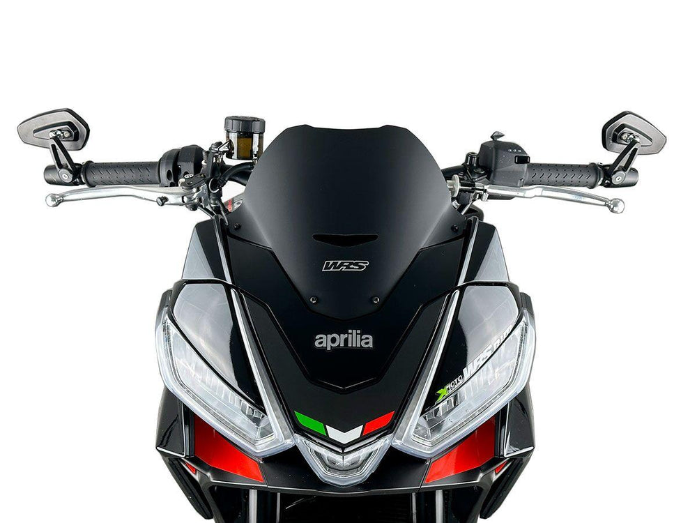 WRS Windscreen For Aprilia Tuono 660 ABS 2021-2024 23.5 cm (9-1/4") - Black