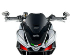 WRS Windscreen For Aprilia Tuono 660 ABS 2021-2024 23.5 cm (9-1/4") - Black