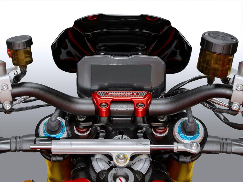 WRS Windscreen For Ducati Streetfighter V4 1100 ABS 2020-2022 28 cm (11") - Black