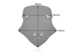 WRS Windscreen For Ducati MultiStrada V4 1200 ABS 2021-2024 52 cm (20-1/2") - Smoke