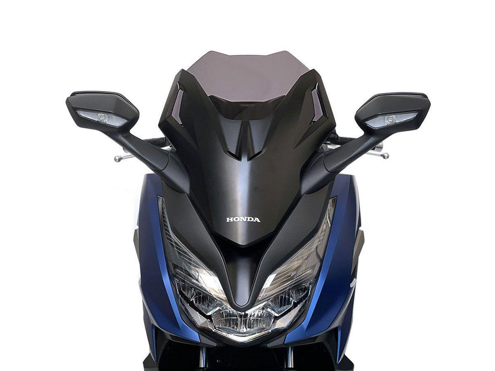 WRS Windscreen for Scooter For Honda NSS 125 ABS 2021-2024 40 cm (15-3/4") - Dark Smoke