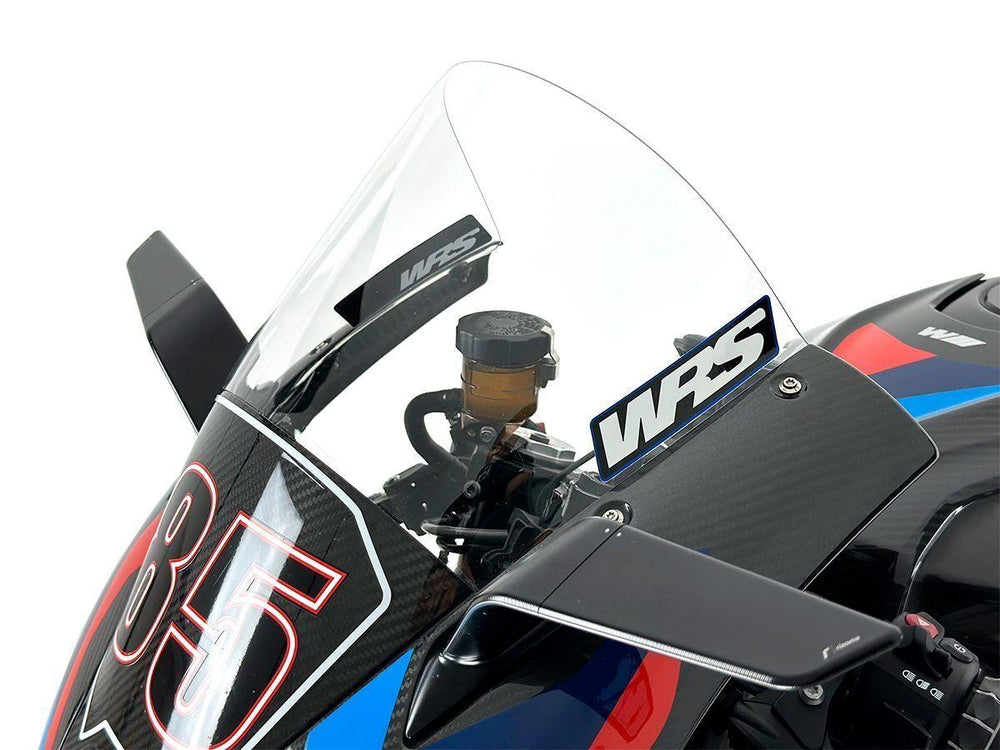 WRS Windscreen For BMW M 1000 RR ABS 2023-2024 21.5 cm (8-1/2") - Clear