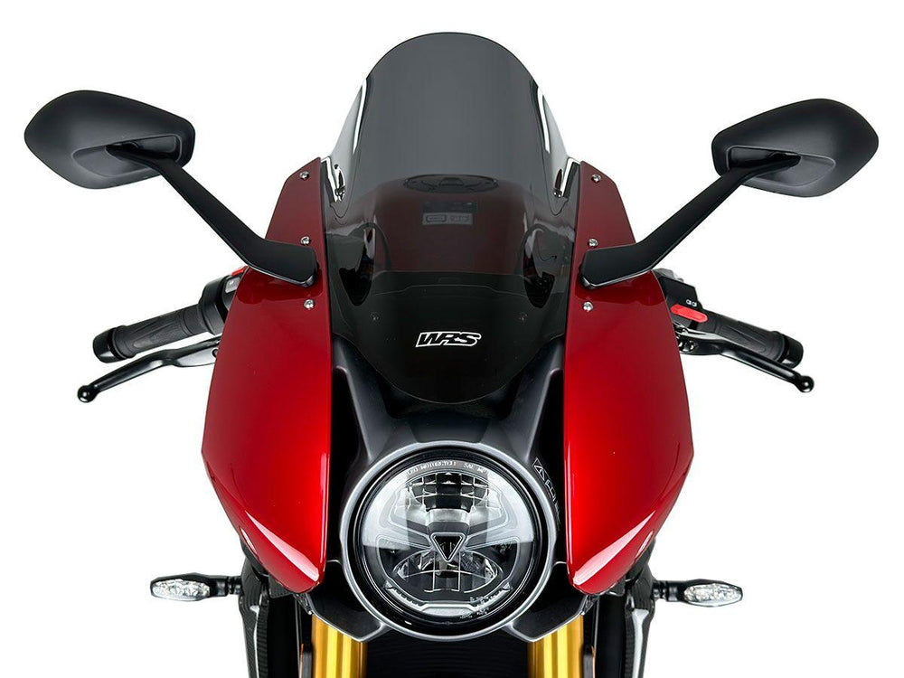 WRS Windscreen For Triumph Speed Triple 1200 RR ABS 2022-2024 39 cm (15-3/8") - Dark Smoke