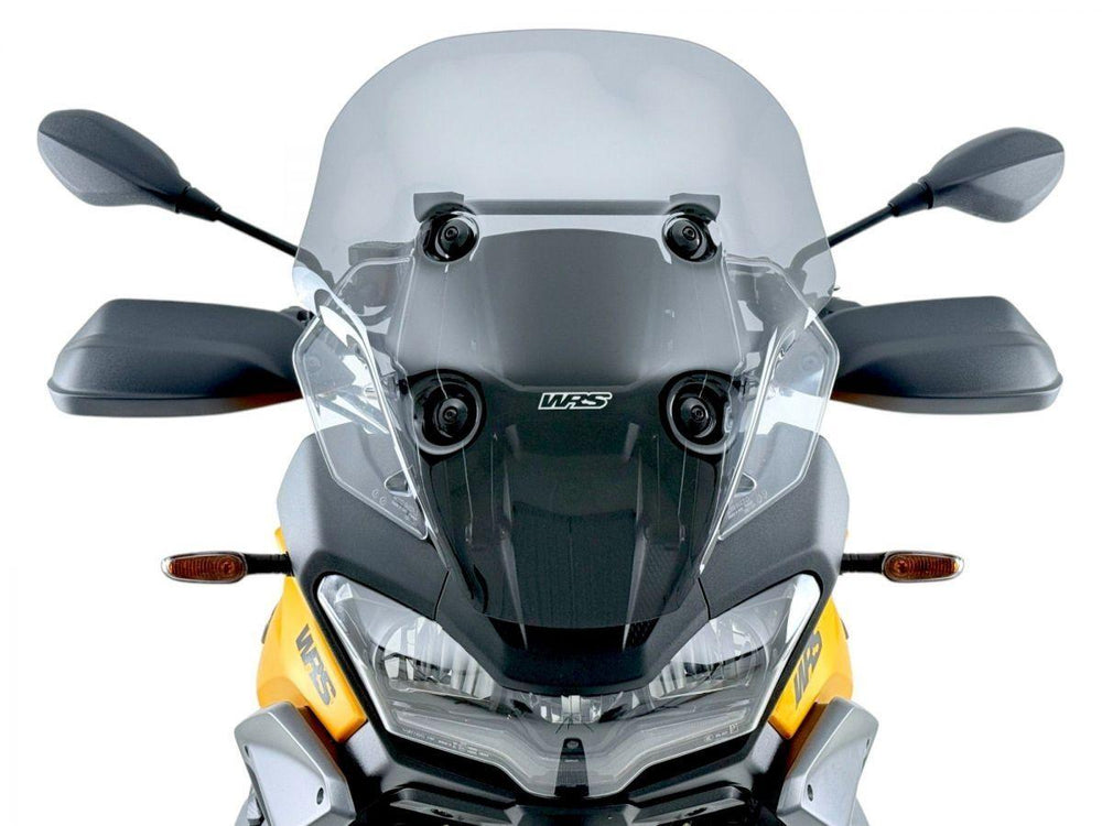 WRS Windscreen Touring Stelvio For Moto Guzzi STELVIO 1000 ABS 2024-2025 48 cm (18-7/8") - Dark Smoke